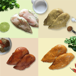7 Flavors of Marinated Pasture-fed Chicken Breast